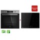 Teka HSB 6350 SS + 64110 SSM BK (111010068+112520051) Φούρνος άνω Πάγκου 71lt με Επαγωγικές Εστίες Π59.5εκ. Inox